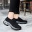Women's Casual Sports Socks Sneakers with Thick Sole Air Cushion and Elevated Sloping Heel
