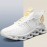 Men's Trendy Blade Type Sneakers With Good Shock Absorption, Comfy Non Slip Lace Up Durable Shoes For Men's Outdoor Activities, Men's Footwear