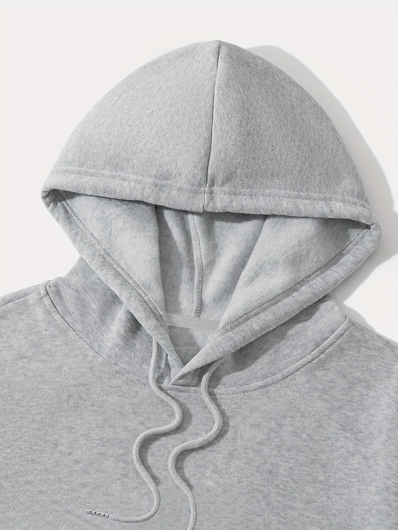 mens casual solid basic hooded sweatshirt streetwear for winter fall as gifts details 47