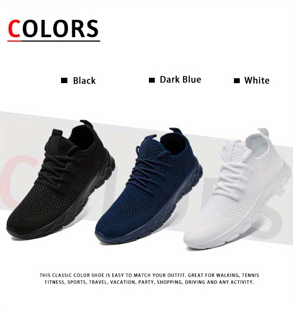 womens breathable knit sneakers casual lace up outdoor shoes comfortable low top shoes details 1